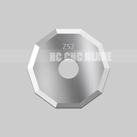Lame oscillante rotative Z50 Z51 Z52 Z53 en carbure de tungstène, lame de découpe numérique circulaire CNC