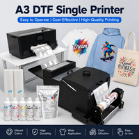 Imprimante DTF XM-301 A3, imprimante de transfert DTF, agitateur de poudre automatique, machine d'impression sur film PET pour l'impression sur t-shirts, casquettes, sacs fourre-tout