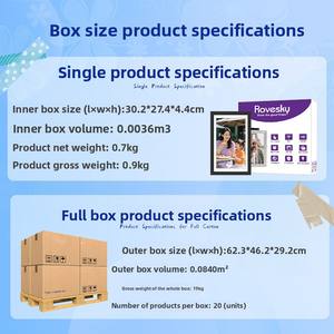 Cadre photo numérique intelligent NX P2 avec chargement, 10,1 pouces, 32 Go, ABS, prend en charge la lecture vidéo, album électronique HD transfrontalier - Product Image 4