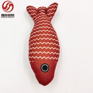 لعبة القط لعبة واقعية دمية السمك مقاومة للخدش القطن مادة الكتان الاسترخاء والترفيه لوازم القط لعبة القط - Product Image 6