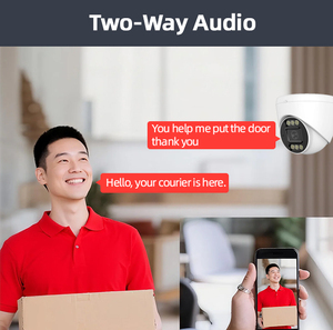 5MP đầy màu sắc HD <span class=keywords><strong>IP</strong></span> PoE <span class=keywords><strong>Camera</strong></span> dome trong nhà hai cách IR-CUT âm thanh 2.8mm3.6mm6mm H264/H265 tầm nhìn ban đêm CCTV máy ảnh - Product Image 5