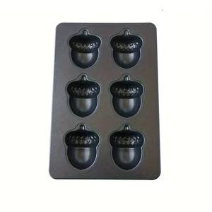 Moule à pâtisserie antiadhésif en forme de gland pour la pâtisserie des fêtes, moule à gâteau et à chocolat en acier au carbone - Product Image 6