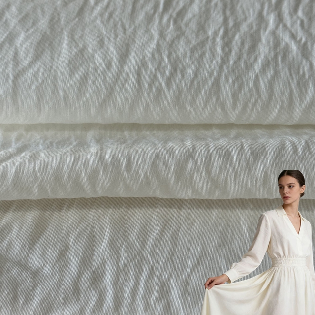 In Stock Free Sample Solid Dyeing Rayon Nylon Fabric for Women Dress and Skirts