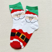 Chaussettes de Noël unisexes en polyester respirant, tricotées, longueur mi-mollet, décontractées, best-seller de l'hiver