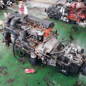 Moteur diesel complet d'occasion en excellent état 6HH1 6HH1T, moteur d'origine en acier avec boîte de vitesses automatique pour camion - Product Image 3