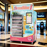 Caiyunjuan Fournisseur de distributeurs automatiques Mélangeur semi-automatique de smoothies aux fruits congelés 24 heures sur 24 Distributeur automatique de smoothies aux fruits