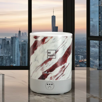 Brûleur d'huile essentielle de parfum de maison chauffe-cire électrique chauffe-bougie en céramique pour la décoration de la maison