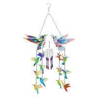 Diamant peinture dessin animé Animal vent carillon oiseau papillon libellule noël pendentif bricolage mosaïque porte fenêtre suspendus décoration