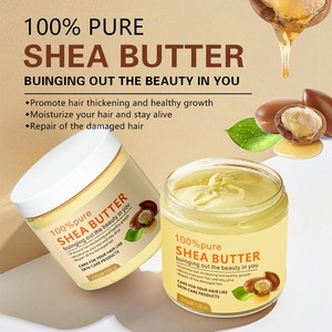 Soin naturel du cuir chevelu anti-chute Beurre de karité nourrissant Beurre capillaire contient de la biotine pour favoriser la croissance des cheveux - Product Image 1