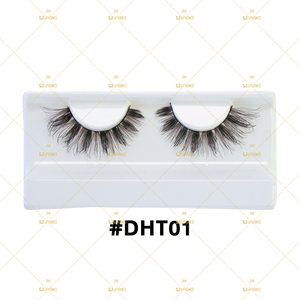 Pestañas de visón <span class=keywords><strong>Huda</strong></span> de pelo humano real hechas a mano con etiqueta privada Beautiful Own Logo Box Lashes - Product Image 3