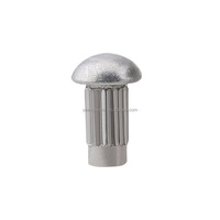 GB827 Vente en gros de rivets pleins pour plaques signalétiques, en Acier, Aluminium, Fer, Titane, à grain torsadé et à grain droit, tête cylindrique 2,0 mm