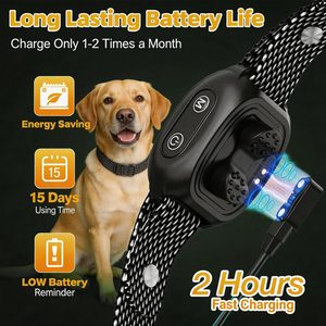 <span class=keywords><strong>Collar</strong></span> Antiladridos Inteligente Recargable a Prueba de Agua IP67 con Logotipo Personalizado de Proveedor Certificado BSCI, Automático y Sin Descargas Eléctricas para Perros - Product Image 5