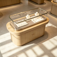 Vitrine de présentation de bijoux de luxe au prix d'usine, design 3D, vitrines à bijoux avec éclairage LED, solutions complètes pour les bijouteries