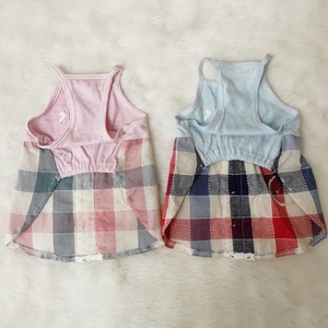 Spring/Summer Pet Apparel <strong>for</strong> Small Dogs, Lace Plaid Suspender Skirt, Cute Princess Suspender Pets <strong>Dress</strong> - Product Image 3