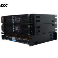 Amplificateur de commutation de classe TD MALOX FP14000 Active 4/8 Ohm Stéréo 2 canaux 14000W avec double subwoofer métallique de 18 pouces