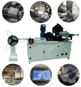 Machines métalliques expansées à <span class=keywords><strong>tube</strong></span> central en spirale Composants de base incl. Moteur et PLC pour filtres - Product Image 5