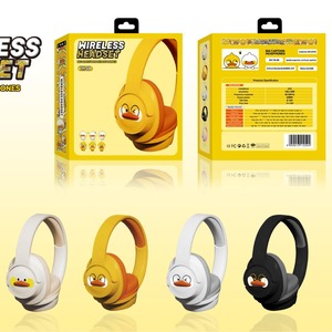 Wireless Headset Big Cartoon <b>Duck</b> Over Ear Headphones For Gaming Mobile Computer With Type C Charging - Product Image 1