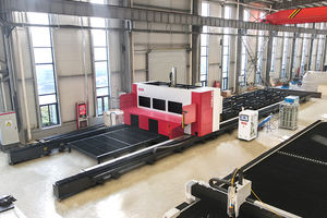 เครื่องตัดไฟเบอร์เลเซอร์แบบ 3 มิติ 4 แกน สำหรับคานเหล็ก H รุ่น Heavy Duty รองรับระบบควบคุม Cypcut และ BMP - Product Image 2