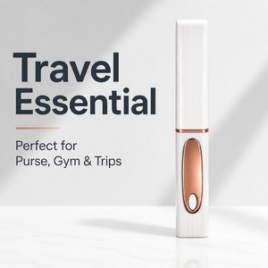Cepillo Estilizador Inalámbrico Recargable por USB para Flequillo, Sin Cable, Agrega Volumen y Textura a Flequillos Planos, Herramienta para el Cuidado del Flequillo - Product Image 5