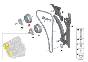 AUFERAY – Régulateur d'arbre à cames haute performance pour BMW, <span class=keywords><strong>distribution</strong></span> variable (VVT), référence 11367540348, dispositif <span class=keywords><strong>de</strong></span> réglage <span class=keywords><strong>de</strong></span> la <span class=keywords><strong>distribution</strong></span> moteur - Product Image 3