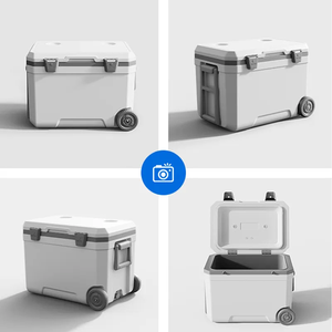 Nevera Portátil con Ruedas de 45L Impermeable para Camping al Aire Libre Incubadora Refrigerador para Conservación de Frescura Material PP Almacenamiento de Alimentos <span class=keywords><strong>HSI</strong></span> - Product Image 5