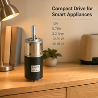 Moteur BLDC BL4260I-GB 42 mm à longue durée de vie, faible bruit et couple élevé avec boîte de vitesses pour les appareils de soins personnels, les applications domestiques et les équipements industriels