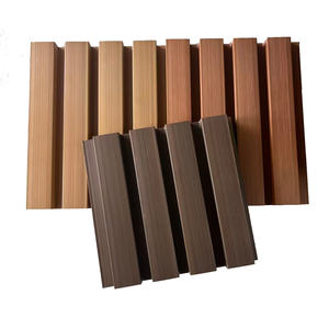 Hiện đại bên ngoài không thấm nước rãnh WPC Panel tường ngoài trời Vườn Composite Ốp kỹ thuật chải cho bên ngoài ốp - Product Image 6