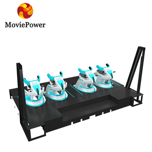 Chuyển động 360 thực tế ảo VR Simulator 9D Movie Cinema 8 chỗ ngồi trò chơi dự án 9D thực tế ảo rạp chiếu phim cho công viên giải trí - Product Image 3