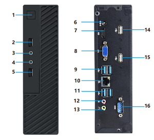 Mini PC de bureau Sharerdp H610 12e génération NUC avec RAM DDR4, processeur Core I7 I5 I3, prises US/EU pour le jeu - Product Image 4