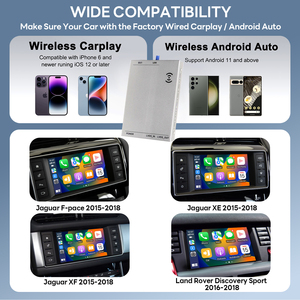 Exploter LVDS RGB Wireless CarPlay Android interfaccia auto per giaguaro tipo F Land rover Harman 8 pollici unità principale - Product Image 6