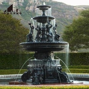 Fuente de Agua Decorativa de Bronce Antiguo con Diseño de Tritón y Sirena, Estilo Mitología <span class=keywords><strong>Griega</strong></span> Clásica, para Villas y Hoteles, Marca QUYANG - Product Image 6