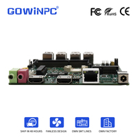 Carte mère PC industrielle 12x12cm Intel Celeron J1900 2x Affichage 8x USB 2.0 1x USB3.0 pour Kiosque et Signalétique