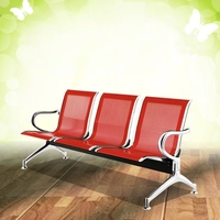 Chaise d'attente d'aéroport bon marché adaptée à l'hôpital chaise d'attente de rangée publique de gare routière de gare ferroviaire à grande vitesse