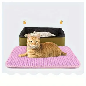 Colar impermeável pano Atacado destacável personalizado dupla camada ambiente-friendly EVA cat mat litter