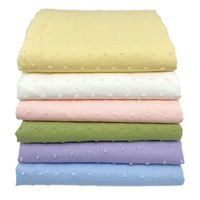100% coton biologique tissu Plumetis tissé sergé Style à la mode imprimé motif robes mariages-mètre taille les deux filles garçons
