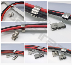 Bristar nhà sản xuất bán buôn Cáp thép không gỉ <span class=keywords><strong>Clip</strong></span> PV cáp năng lượng mặt trời <span class=keywords><strong>Clip</strong></span> năng lượng mặt trời phụ kiện DC dây - Product Image 6