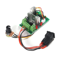 Contrôleur de vitesse PWM de moteur CC réglable amélioré, modèle DC 10-30V, interrupteur de marche arrière, 120W 4A, 1 pièce