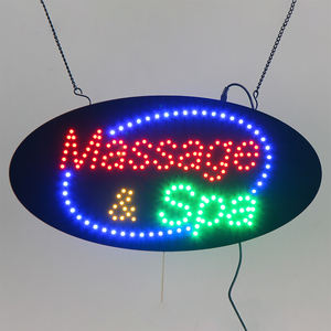 Enseigne d'intérieur ovale 9*19 pouces LED <span class=keywords><strong>MASSAGE</strong></span> Spa Sign, enseigne commerciale LED adaptée aux <span class=keywords><strong>salons</strong></span> <span class=keywords><strong>de</strong></span> <span class=keywords><strong>massage</strong></span> - Product Image 1