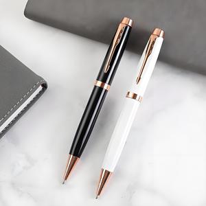Cadeau de promotion de luxe de haute qualité stylos à bille en métal d'affaires avec logo personnalisé