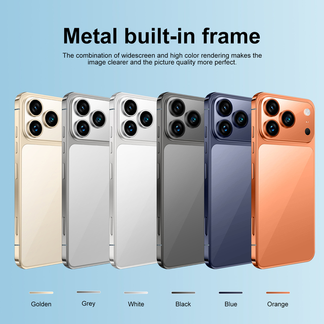 High-End I17 Pro Max Smartphone 5G Android Mobile 16GB+1TB 8000mAh Power 120Hz 7.3inch Big Screen Cheap Phone Free Shipping