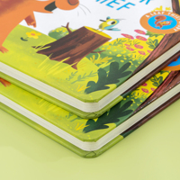 Services d'impression à la demande personnalisés, impression de livres pour enfants en carton rigide avec logo, impression offset