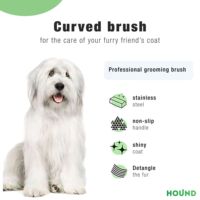 Sélection attentive Brosse de toilettage carrée de luxe pour animaux de compagnie Brosse démêlante à poils souples Brosse de toilettage pour soins quotidiens pour animaux de compagnie