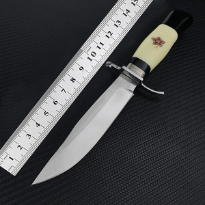 Cuchillo Táctico de Supervivencia de Alta Calidad con Clip para Funda, Hoja Recta de Acero Inoxidable, Mango de Resina, para Caza, OEM, DIY 1 - Product Image 1