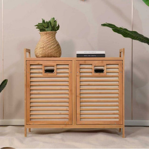 Panier à <span class=keywords><strong>linge</strong></span> en bambou moderne et simple pour la salle de bain, la chambre à coucher, la machine à laver, le <span class=keywords><strong>tri</strong></span> des vêtements - Product Image 2