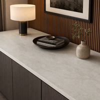 Dalle de quartz beige Bellamy, pierre de quartz technique, aspect marbre moderne, pour comptoir de cuisine, dessus de table, salle de bain, meuble-lavabo, intérieur