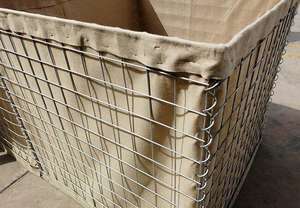 Heavy Hot Dipped Galvanized Welded Square Hole <strong>Gabion</strong> Box Iron Wire <strong>Mesh</strong> Defensive Flood Control Barrier Bending Cutting - Product Image 2