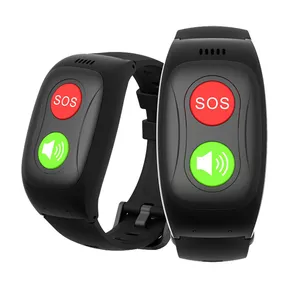 Nhịp tim Oxy trong máu nhiệt độ cơ thể GPS Tracker Vòng đeo tay thông minh với SOS nút