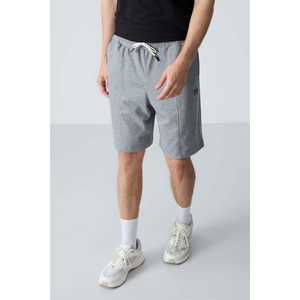 Pantalones Cortos de Algodón Tommylife para Hombre, Corte Estándar, Gris Melange S, Casuales y Transpirables - Product Image 3