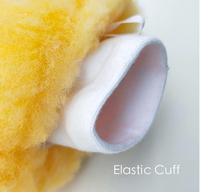 Gant de lavage à la main en laine épaisse avec chiffon absorbant