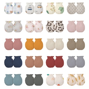 Guantes de Algodón para Bebés de 0 a 6 Meses, Antiarañazos, Elásticos y Cálidos, para Todas las Estaciones - Product Image 4
